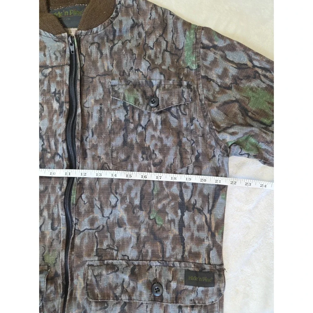 Vintage Liberty Hide N Pine Camouflage Zip Up Jacket‎ Size L